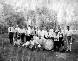 Camp Arsène Moreau sur Rivière à la Barbotte 1929